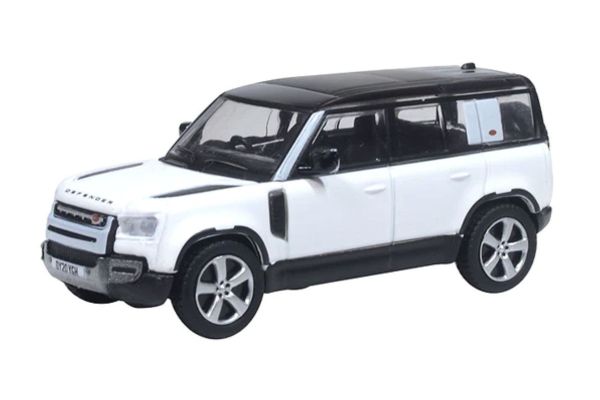 OXFORD 1/76scale New Land Rover Defender 110X Fuji White  [No.OX76ND110X3]