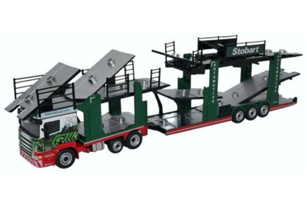 OXFORD 1/76scale Eddie Stobart Car Transporter Christina Frances [No.OX76SCT005]