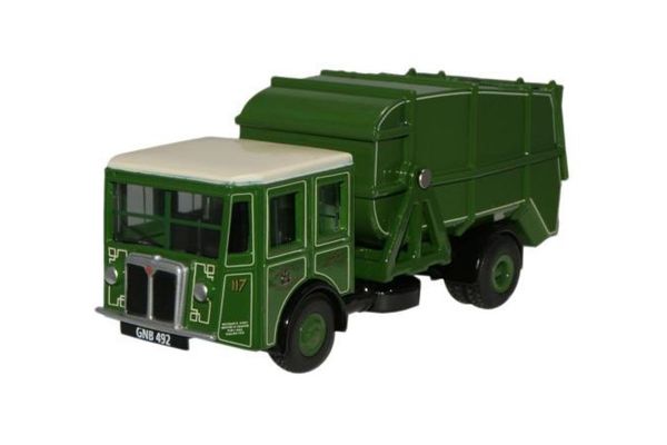 OXFORD 1/76scale Manchester Corp Shelvoke & Drewry Dustcart (Green)  [No.OX76SD003]