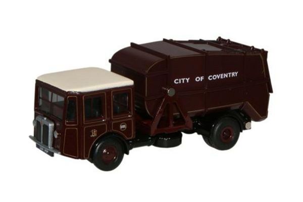 OXFORD 1/76scale Coventry Shelvoke & Drewry Dustcart (Brown)  [No.OX76SD004]