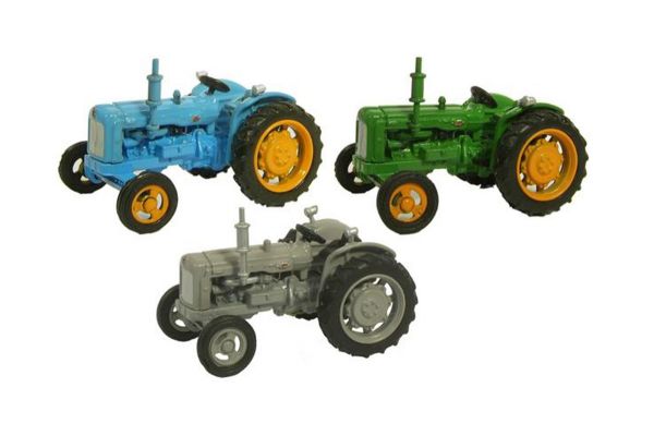 OXFORD 1/76scale 3 Tractor set 2017 [No.OX76SET10B]