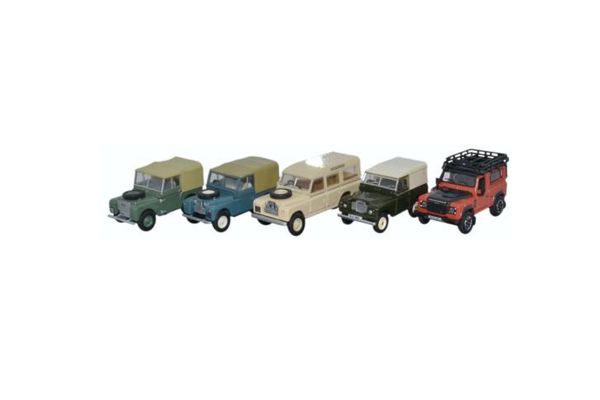 OXFORD 1/76scale Land Rover off-road 5set 2016  [No.OX76SET55]