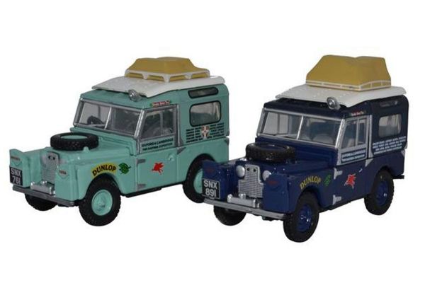 OXFORD 1/76scale Land Rover series 2 Piece Set First Overland  [No.OX76SET64]