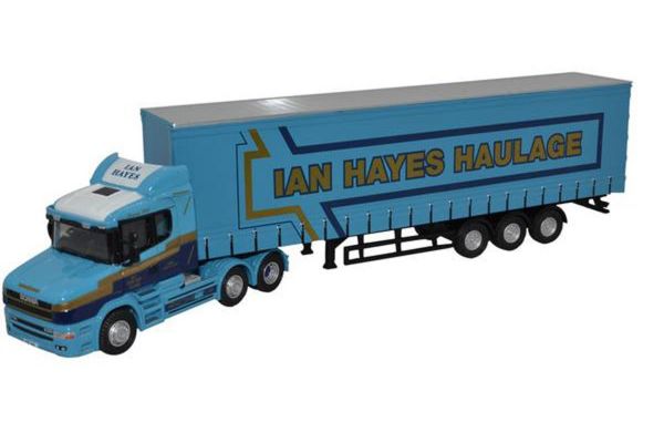 OXFORD 1/76scale Scania T Cab Curtainsider Ian Hayes  [No.OX76TCAB009]