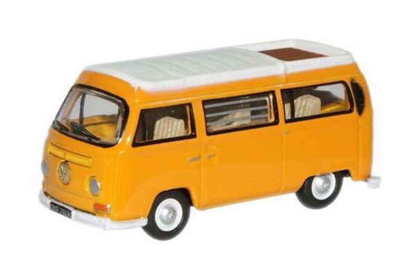 OXFORD 1/76scale VW Camper Closed (Yellow / White)  [No.OX76VW008]