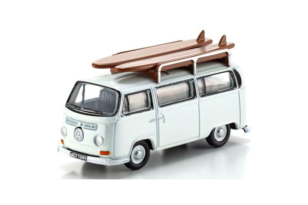 OXFORD 1/76 VW バス サーフボード付 （パステルホワイト）  [No.OX76VW011]
