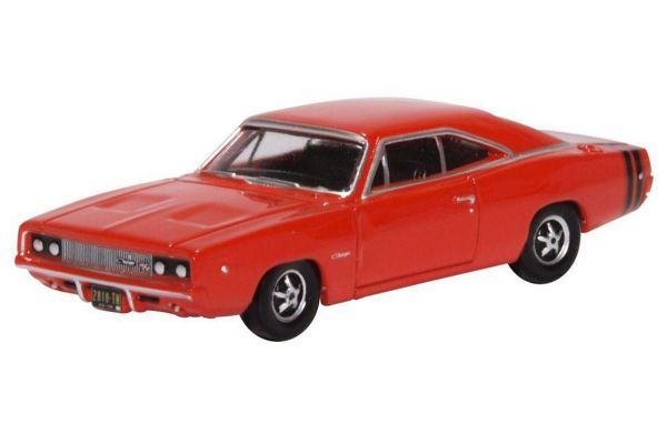 OXFORD 1/87scale Dodge Charger 1968 Bright Red  [No.OX87DC68001]