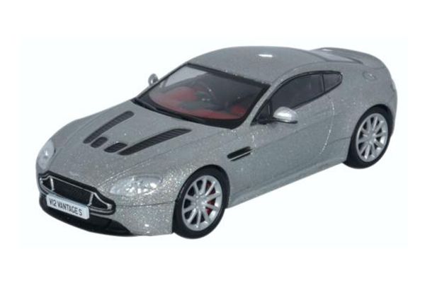 OXFORD 1/43scale Aston Martin V12 Vantage S Lightning Silver  [No.OXAMVT002]