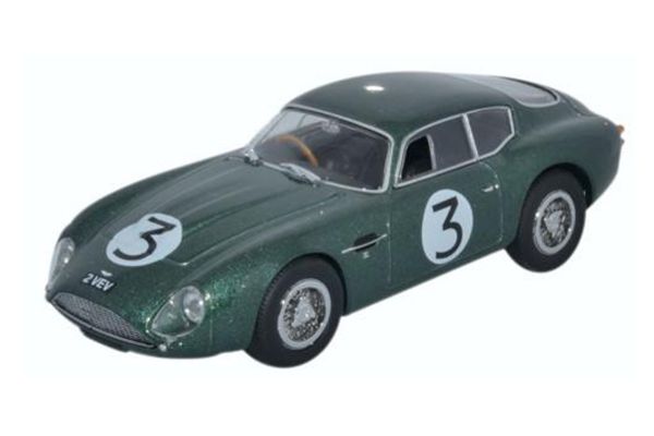 OXFORD 1/43scale Aston Martin DB4GT Zagato2 Vev Jim Clark Goodwood 1961  [No.OXAMZ002]