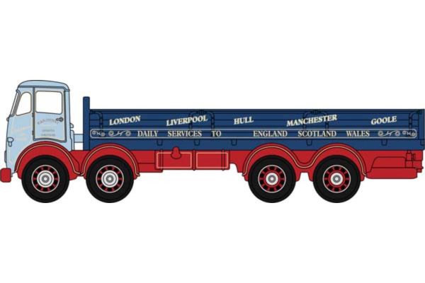 OXFORD 1/148 Foden FG 8ホイール ドロップサイド Dennys Transport  [No.OXNFG014]
