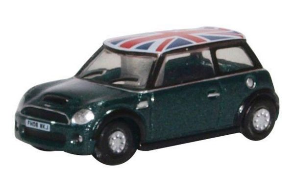 OXFORD 1/148scale New Mini British Racing Green and Union Jack  [No.OXNNMN005]