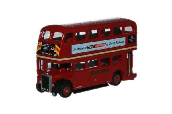 OXFORD 1/148scale London Transport RTL Two-storey bus (red)  [No.OXNRTL004]