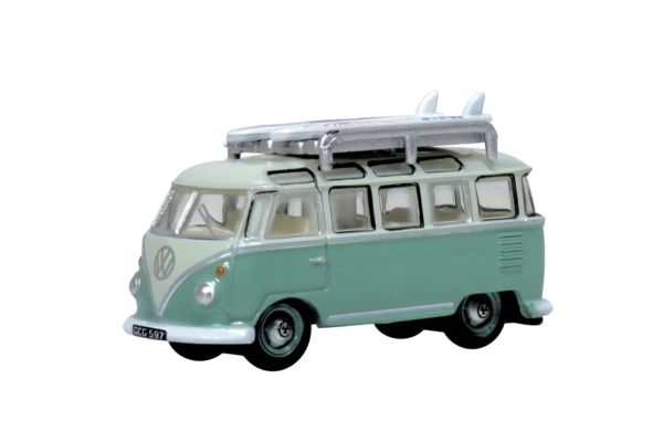 OXFORD 1/148 VW T1 サンババス ターコイズブルー/ホワイト  [No.OXNVWS005]