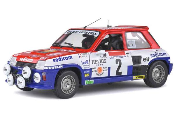 SOLIDO 1/18scale Renault 5 Turbo Antibrary 1983 # 2 (Red / White / Blue)  [No.S1801310]