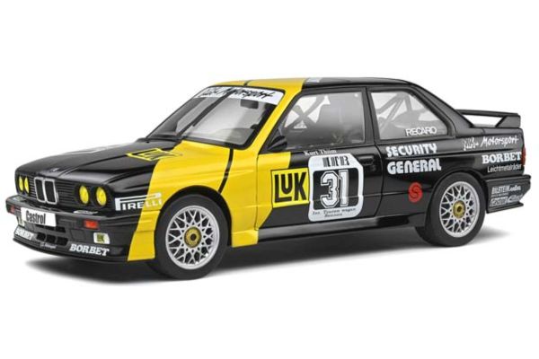 SOLIDO 1/18 BMW E30 M3 DTM 1988 #31 (ブラック/イエロー) S1801508