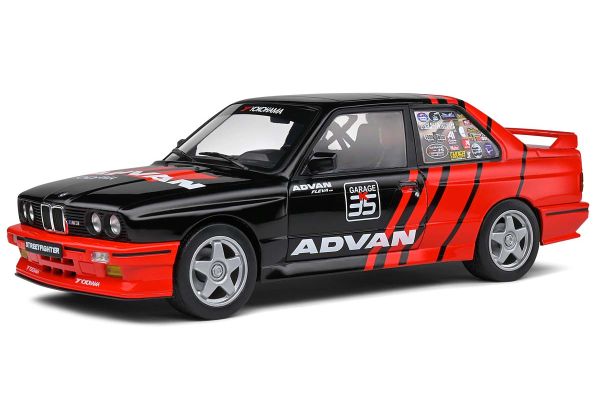 SOLIDO 1/18 BMW E30 M3 ドリフトチーム 1990 (ブラック/レッド)  [No.S1801521]