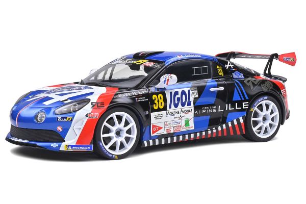 SOLIDO 1/18scale Alpine A110 Rally Montblanc Rally (Blue / Black)  [No.S1801607]