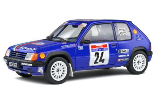 SOLIDO 1/18scale Peugeot 205 Rally Gr.A Tour de Corse 1990 #24  [No.S1801711]