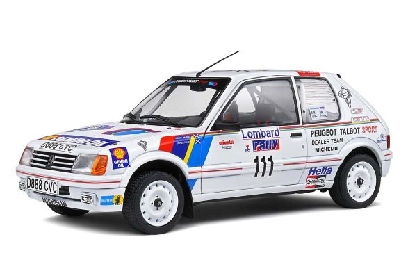 SOLIDO 1/18scale Peugeot 205 GTI RAC Rally 1988 #111  [No.S1801715]