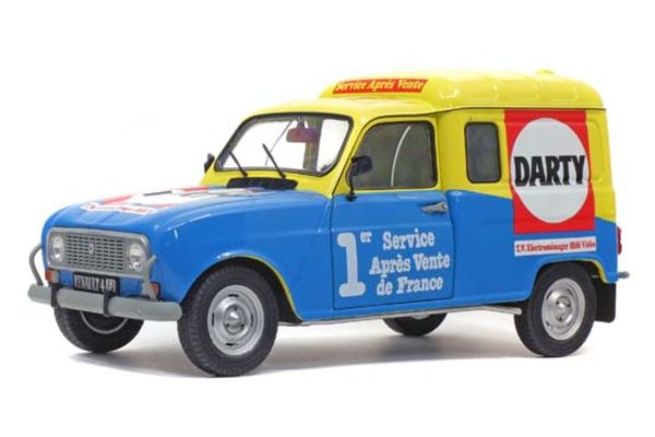 SOLIDO 1/18scale Renault 4L F4 Darty 1975 (Blue / Yellow)  [No.S1802204]