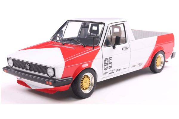 SOLIDO 1/18 フォルクスワーゲン キャディ Mk.1 1982 (レッド/ホワイト)  [No.S1803512]