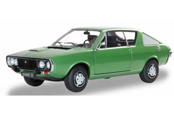 SOLIDO 1/18scale Renault 17 Phase. 1 TL 1976 (Green)  [No.S1803701]