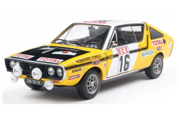 SOLIDO 1/18 ルノー 17 フェーズ 1 ラリー・デュ・マロック 1976 #16  [No.S1803709]