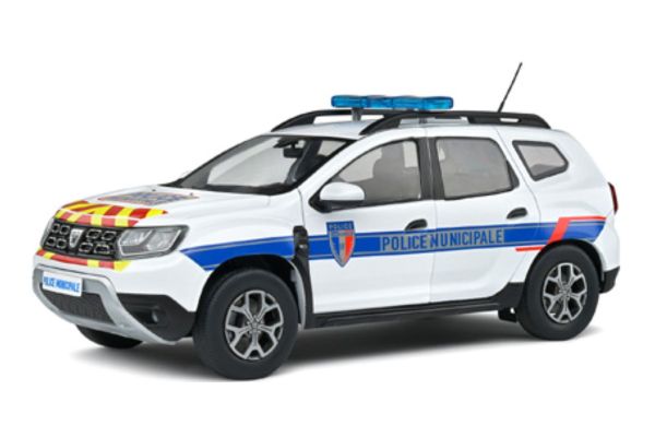 SOLIDO 1/18scale Dacia Duster Phase 2 Municipal Police (White)  [No.S1804606]