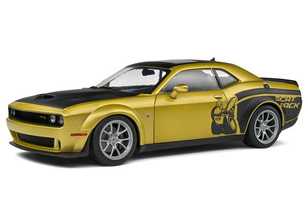 SOLIDO 1/18scale Dodge Challenger R/T Scatpack Widebody Streetfighter (Gold)  [No.S1805707]