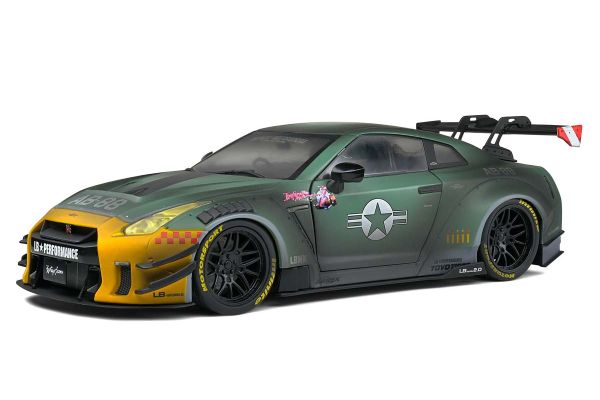 SOLIDO 1/18 日産 GT-R (R35) LB WORKS 2020 (グリーン/グレー)  [No.S1805807]
