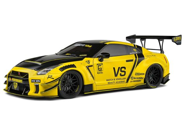 SOLIDO 1/18scale Nissan GT-R (R35) LB WORKS Body Kit 2.0 2020 (Yellow)  [No.S1805809]