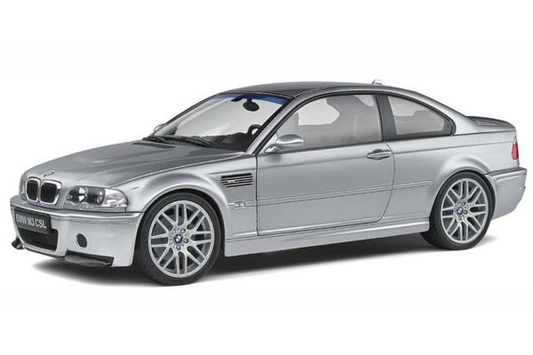 SOLIDO 1/18scale BMW E46 CSL Coupe 2003 (Silver Gray)  [No.S1806503]