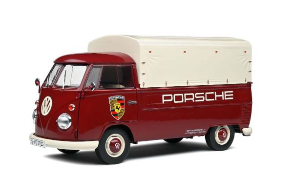 SOLIDO 1/18scale Volkswagen T1 Pickup Porsche Service 1950 (Red)  [No.S1806707]