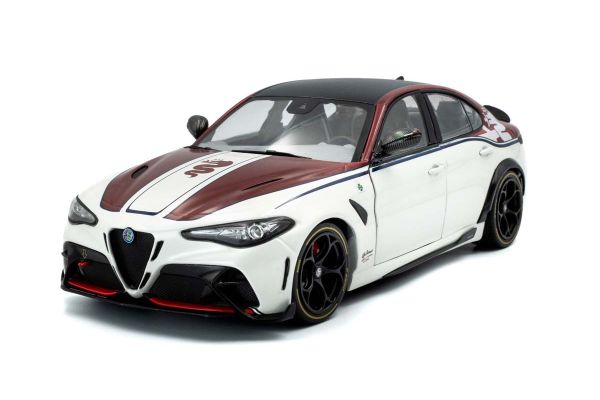SOLIDO 1/18 アルファロメオ ジュリア GTA 2023 (ホワイト/レッド)  [No.S1806907]