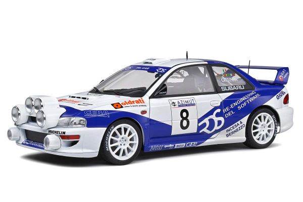 SOLIDO 1/18 スバル インプレッサ S5 WRC99 アジムット・ディ・モンツァ 2000 #8  [No.S1807403]