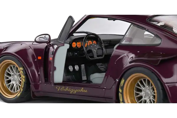 SOLIDO Porsche RWB 964 Hekigyoku Purple 2022 1/18 S1807504