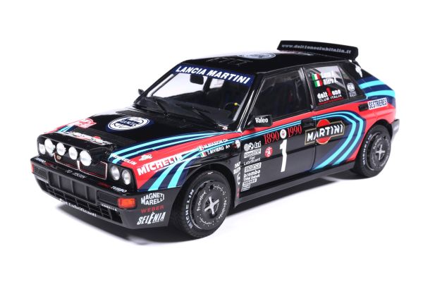 SOLIDO 1/18 ランチア デルタ HF インテグラーレ トリビュート ミキ・ビアジオン ラリー モンテカルロ 1990 (ブラック)  [No.S1807809]