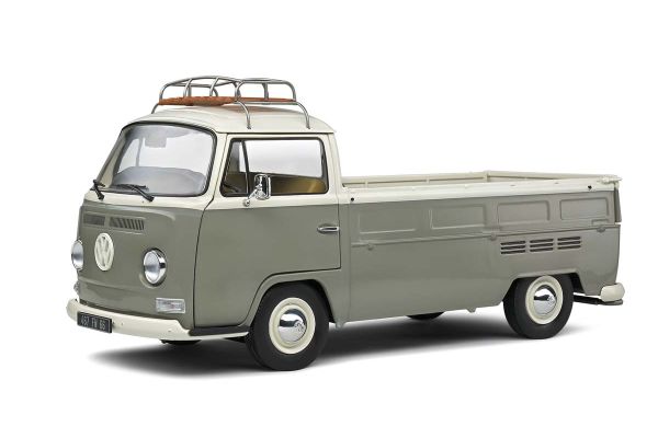 SOLIDO 1/18scale Volkswagen T2 Pickup 1968 (Gray)  [No.S1809402]