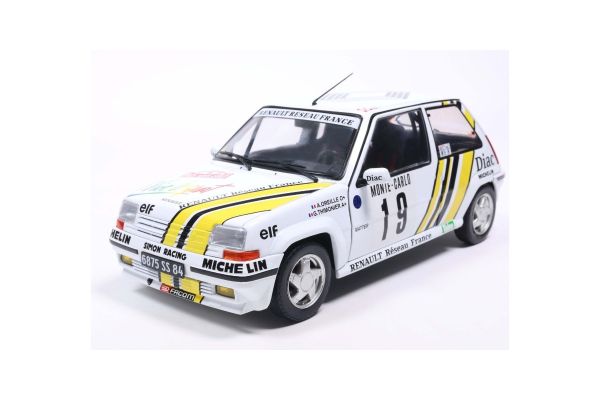 SOLIDO 1/18 ルノー 5 GT ターボ Mk.2 モンテカルロ ラリー 1989 #19  [No.S1810006]