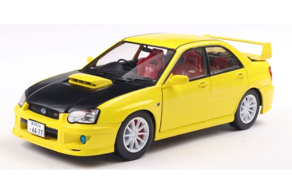 SOLIDO 1/18 スバル インプレッサ WRX STI ソリドワークス 2003 (イエロー)  [No.S1812302]