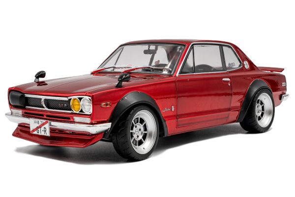SOLIDO 1/18 日産 スカイライン (C10) ハコスカ ソリドワークス 1970 (レッド)  [No.S1813002]