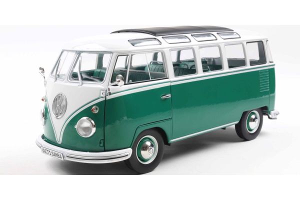 SOLIDO 1/18 フォルクスワーゲン T1 サンバ バス 1962 (グリーン/ホワイト)  [No.S1813403]