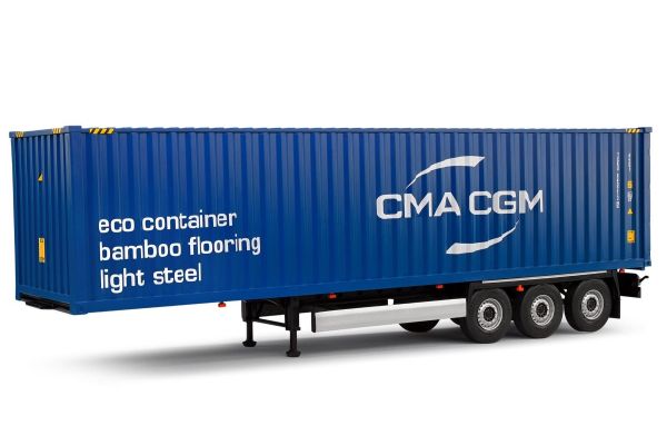 SOLIDO 1/24 コンテナトレーラー 2024 (ブルー)  [No.S2400507]