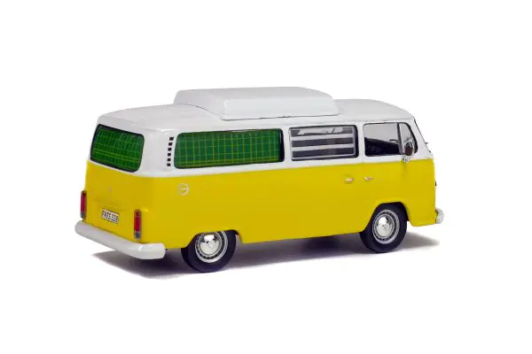 Volkswagen Combi T2 avec Caravane 1:43 IXO Camping Car Miniature Diecast  CCE204
