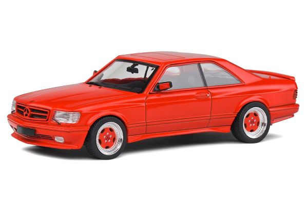 SOLIDO 1/43scale Mercedes Benz 560 SEC AMG Wide Body 1990 (Red)  [No.S4310902]