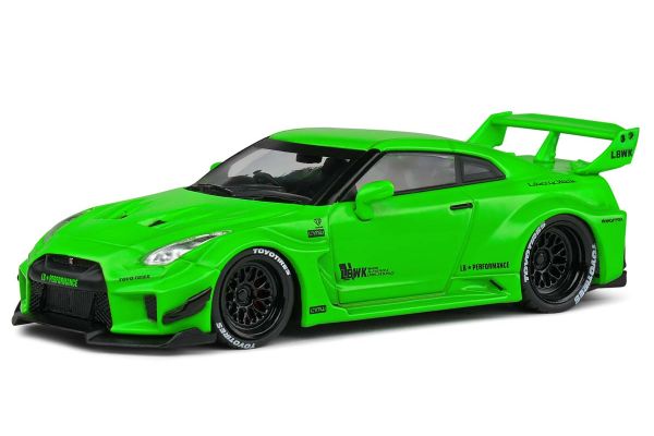 SOLIDO 1/43scale Nissan GT-R R35 LB Silhouette (Green)  [No.S4311207]