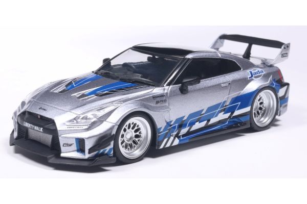 SOLIDO 1/18 日産 GT-R (R35) リバティウォーク シルエット 2020 (シルバー/ブルー)  [No.S4311211]