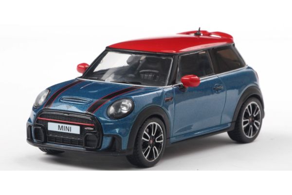 SOLIDO 1/43scale MINI Cooper John Cooper Works 2023 Blue/Red Roof  [No.S4315003]