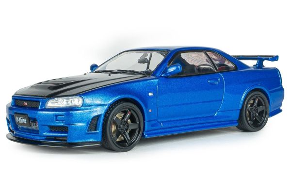 SOLIDO 1/43 日産 スカイライン GT-R (R34) Z-tune 1999 (ブルー)  [No.S4318202]