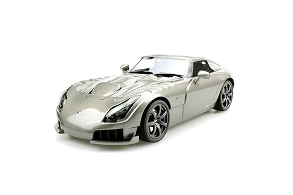 TOPMARQUES 1/18scale TVR SAGARIS 2005 Silver  [No.TOPLS008C]